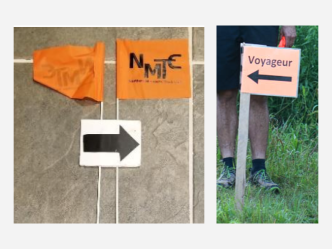 NMTC arrow signs